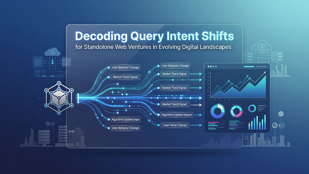 Decoding Query Intent Shifts for Standalone Web Ventures in Evolving Digital Landscapes